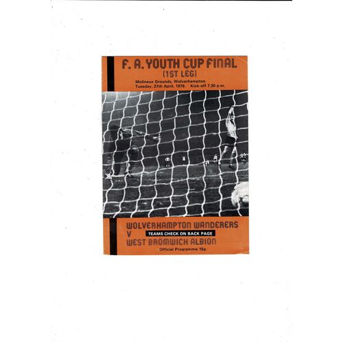 FA Youth Cup Final Football Programmes