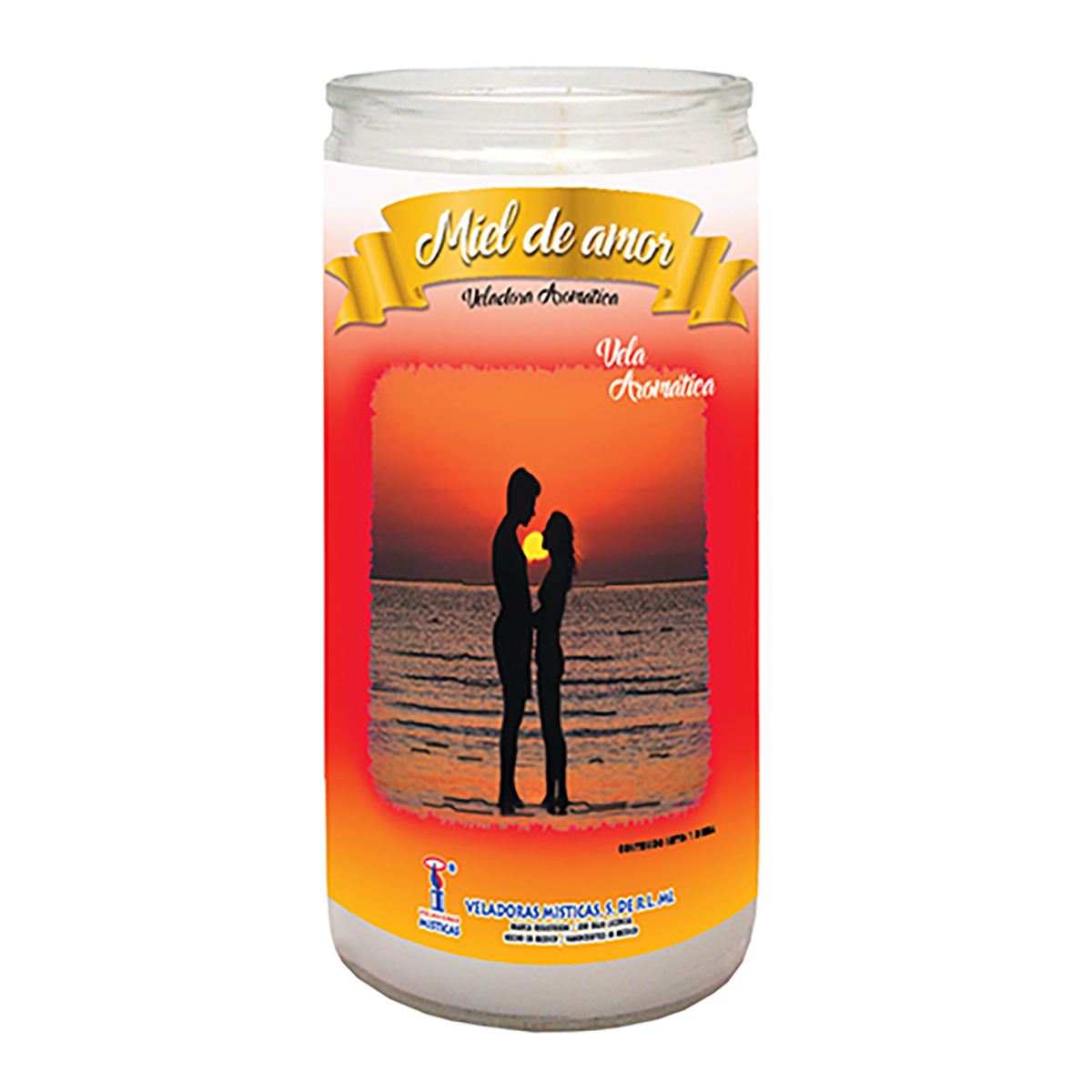 Honey of Love 14 Day Dressed Candle UK