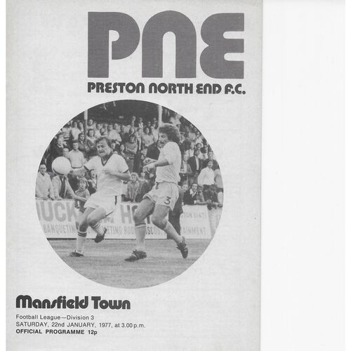 Preston North End Home Football Programmes