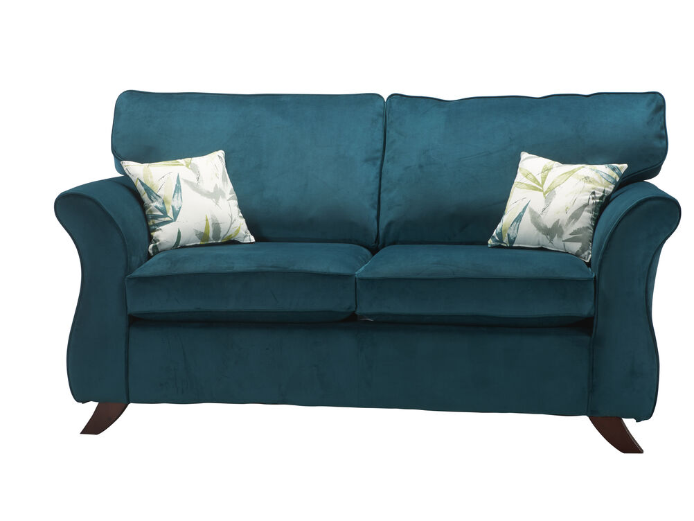MELROSE 3+2 IN TEAL PLUSH ID Sofas Midlands Ltd Sofa Manufacturers
