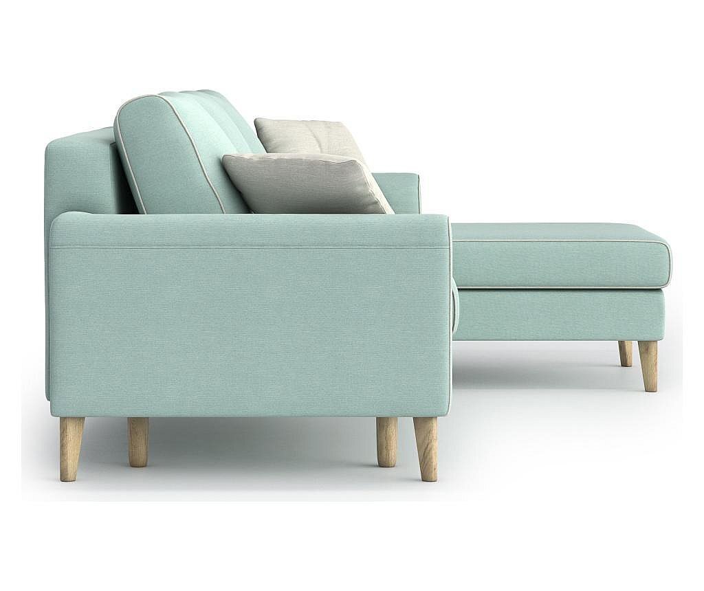 KOMODO 3 SEATER CORNER SOFA IN SIERRA SKY ID Sofas Midlands Ltd