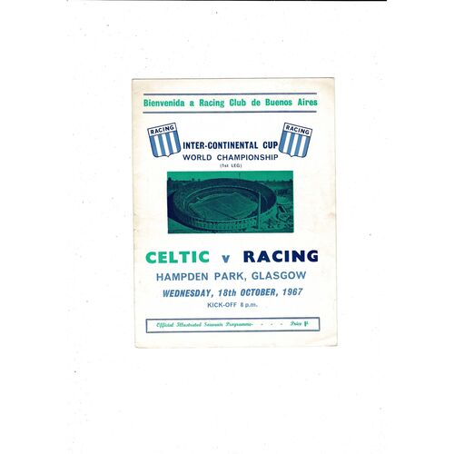 European World Club Championship Football Programmes