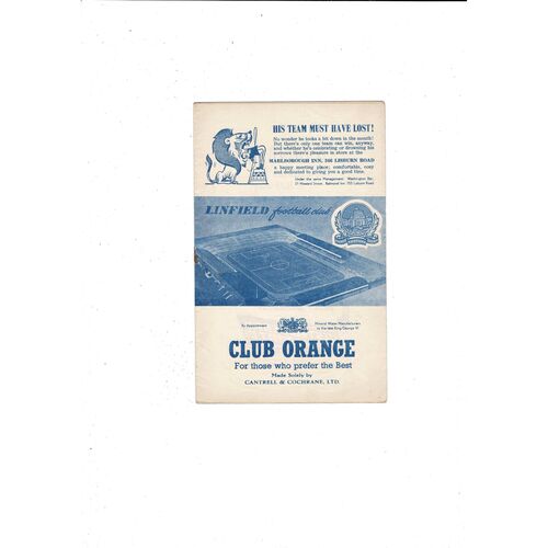 Linfield Football Programmes