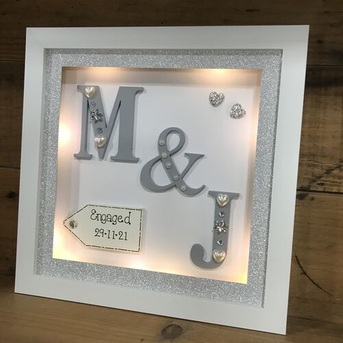 Initials Engagement Frame