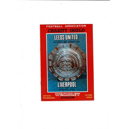 Charity Shield Final Football Programmes
