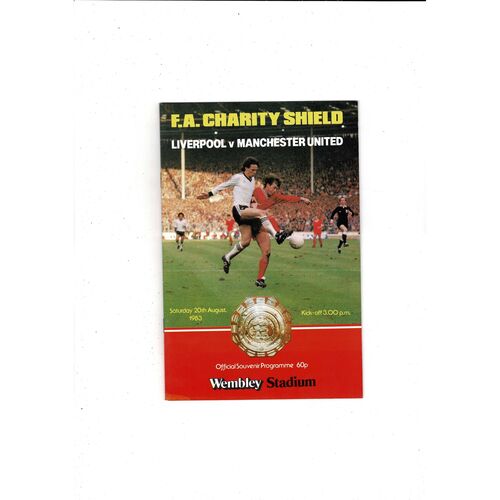 Charity Shield Final Football Programmes