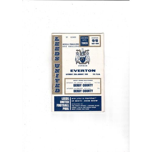 Everton Away Football Programmes