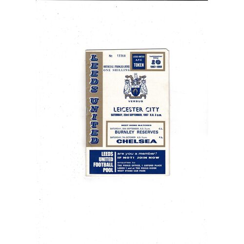 Leicester City Away Football Programmes