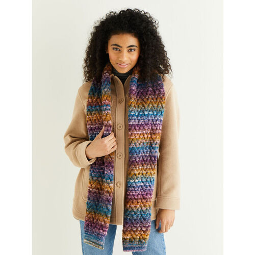 Textured Scarf in Jewelspun 10347