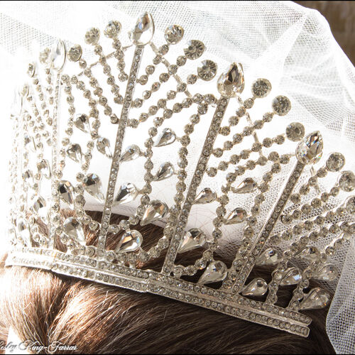 Clear Crystal Crown Tiara