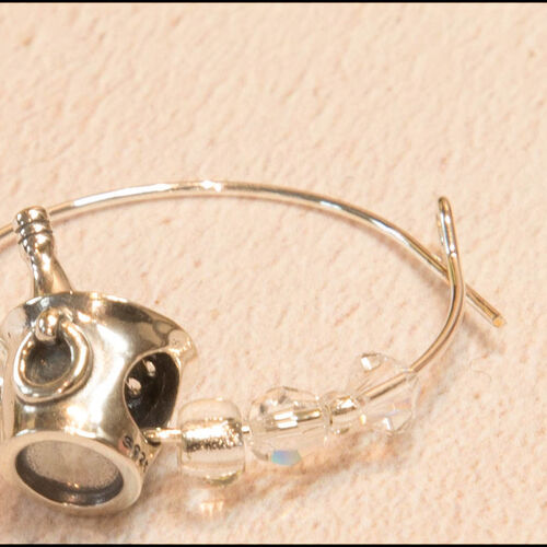 Sterling Silver Ice Bucket Charm
