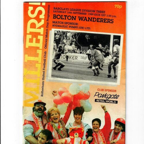 Rotherham United Home Football Programmes