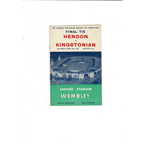 Amateur Cup Final Football Programmes