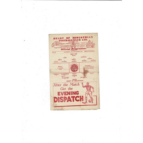 Hearts Football Programmes