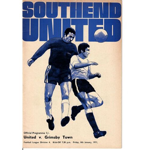 Southend United Home Football Programmes