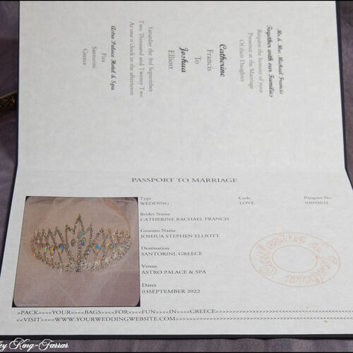 Passport Wedding Invitation