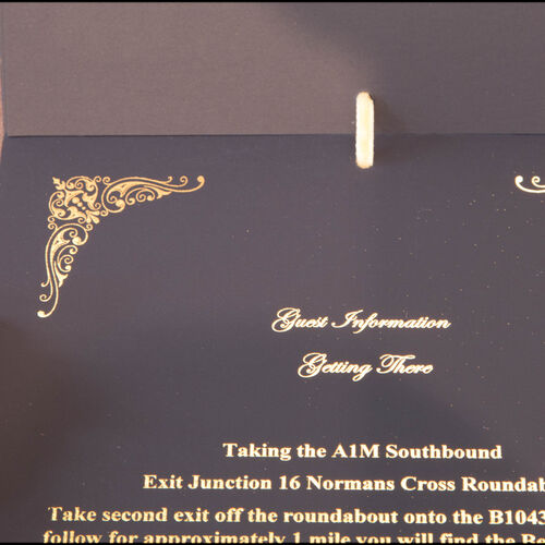 All Gold Corner Scroll