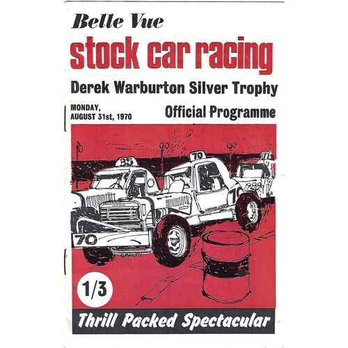 Stock Car Racing - programmes from the 70s at Bob's Sporting Memorabilia