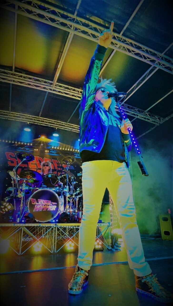 SLEDGEHAMMER 80s tribute band http//www.tonybennell.co.uk