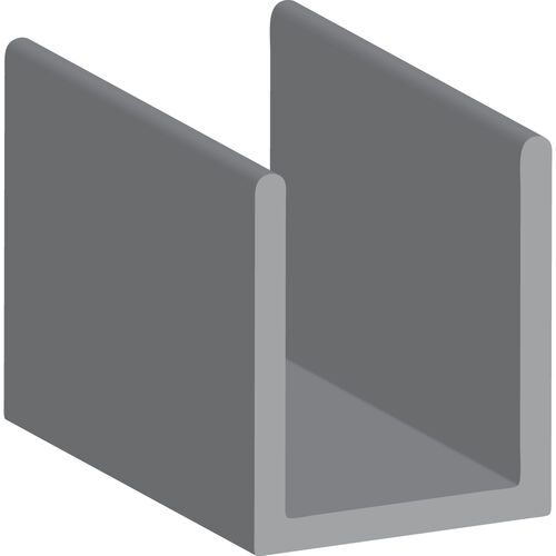 Aluminium U Channel (28.48mm internal)- 38mm x 30mm x 4.76mm- Length 5000mm