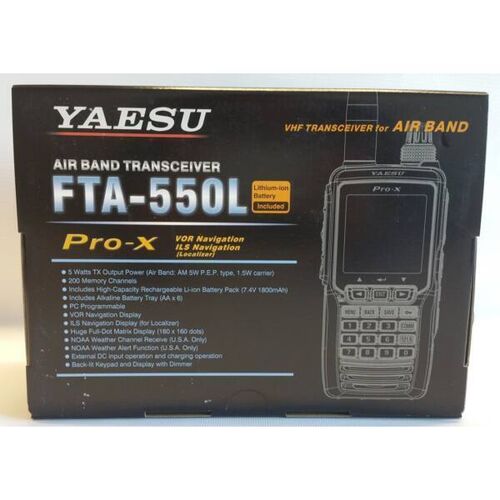 YAESU FTA-550L Airband Transceiver