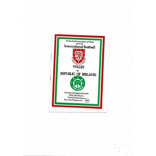 Republic of Ireland Away Football Programmes