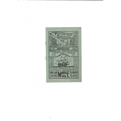 Sunderland Away Football Programmes