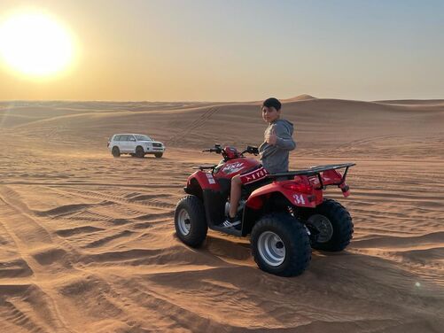 Evening Red Dune Desert Safari with Quad Bike