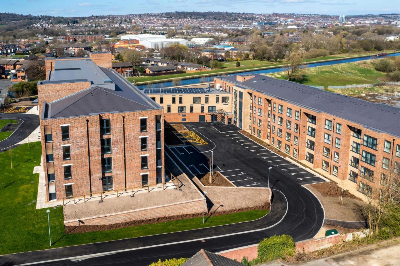Albion Mill in Blackburn 109 bed care facility Hiedi Lazenby Design