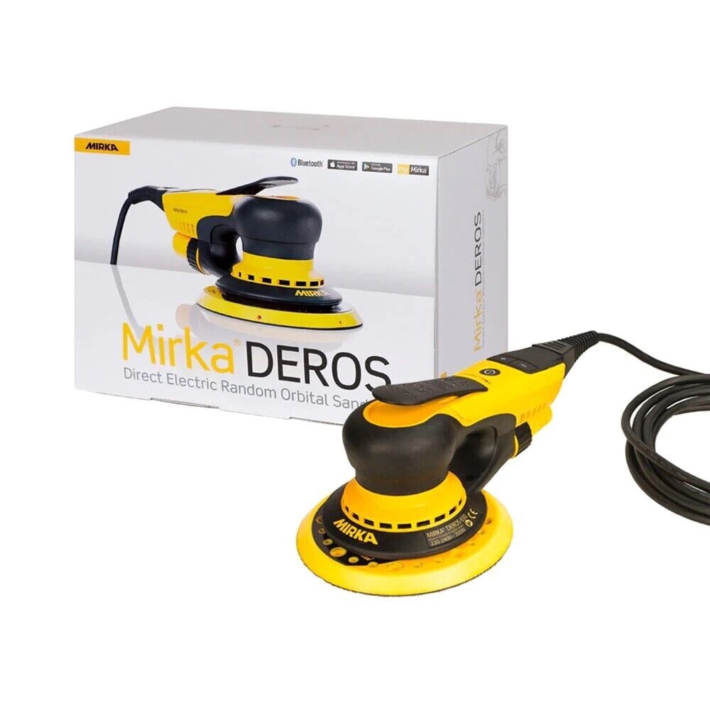 Mirka DEROS 625CV 150mm 2.5mm orbit with UK mains cable