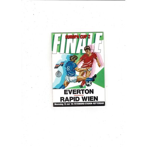 European Cup Winners Cup Final Football Programmes