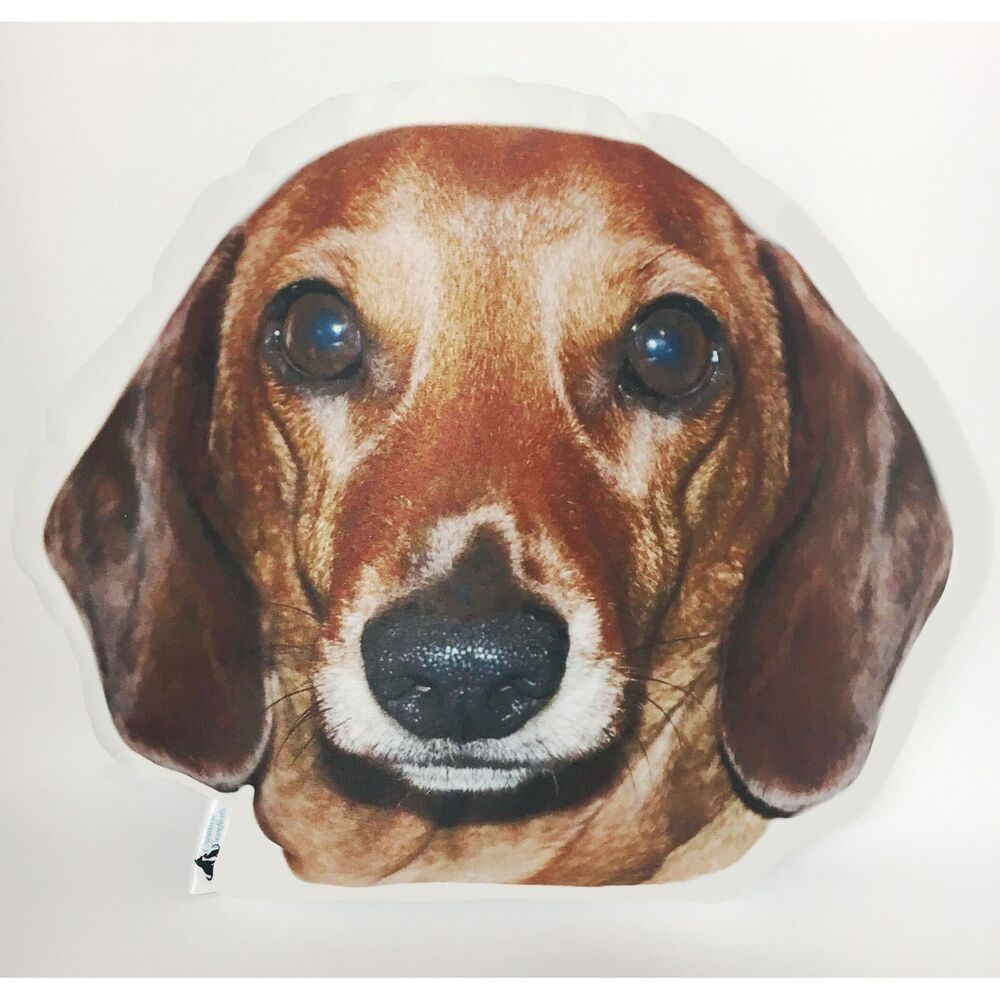 Personalised Pet Head Shaped Cushion, Single Sided