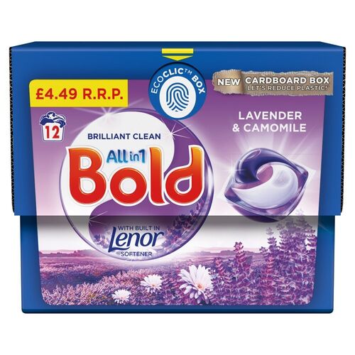 Bold All-In-1 Laundry Pods Lavender & Camomile 13s