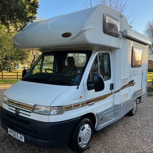 2002 Autocruise Vista Super Compact 4.8m 4 Berth Motorhome Peugeot Boxer 1.9TD