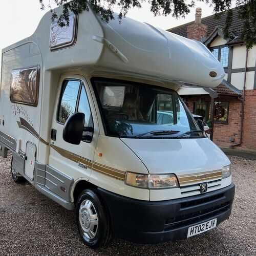 2002 Autocruise Vista Super Compact 4.8m 4 Berth Motorhome Peugeot Boxer 1.9TD