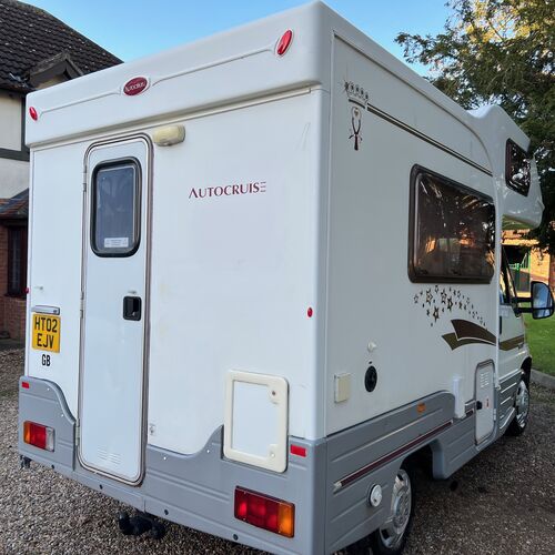 2002 Autocruise Vista Super Compact 4.8m 4 Berth Motorhome Peugeot Boxer 1.9TD