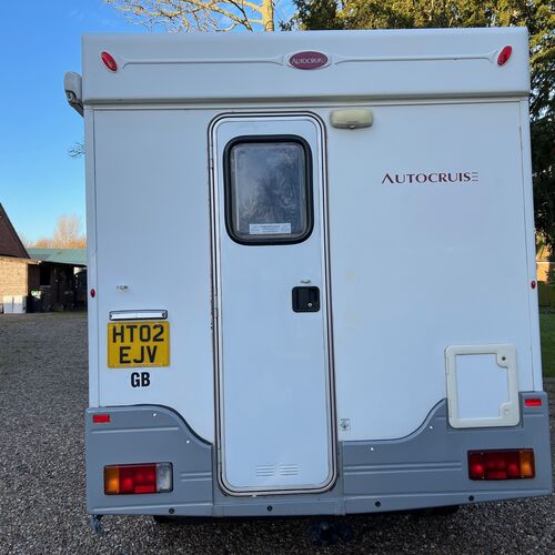 2002 Autocruise Vista Super Compact 4.8m 4 Berth Motorhome Peugeot Boxer 1.9TD