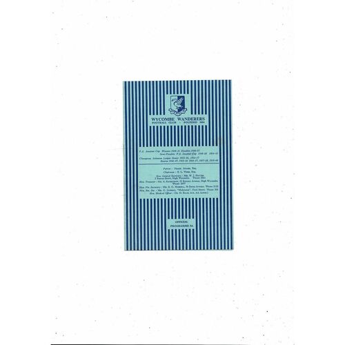 Non League FA Amateur Cup Football Programmes