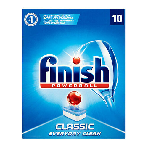 Finish Classic Everyday Clean Dishwasher Tabs 10- Lemon Sparkle