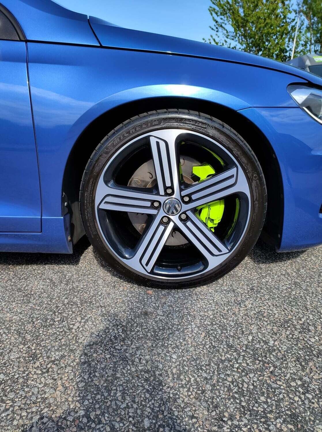 Brake Calliper Spray Painting Wicked Coatingz Alloy Wheel