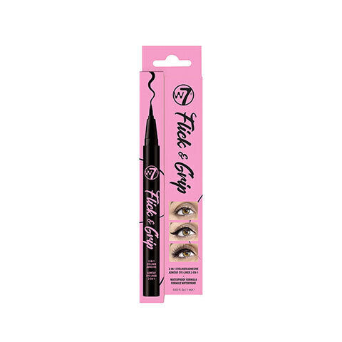 W7 Flick & Grip 2-In-1 Adhesive Eyeliner Pen