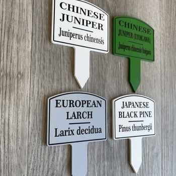 Bonsai Tree Tags / Labels Set of 5