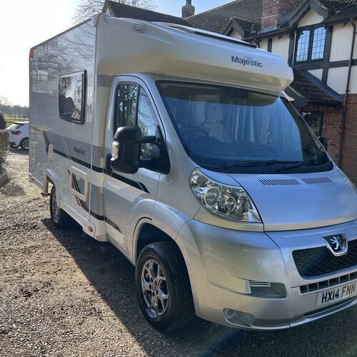 2014 Elddis Majestic 115 Motorhome 2 Berth Peugeot BOXER HDI ONLY 16083 Miles