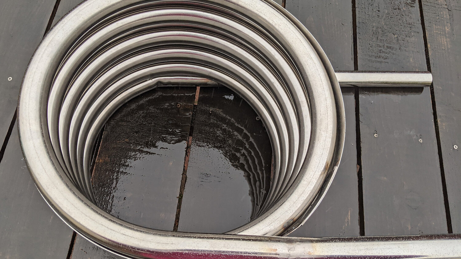 7ft Oval Wood Fired Coil Heater Kit Tub Tanks Ice Baths Cold Water