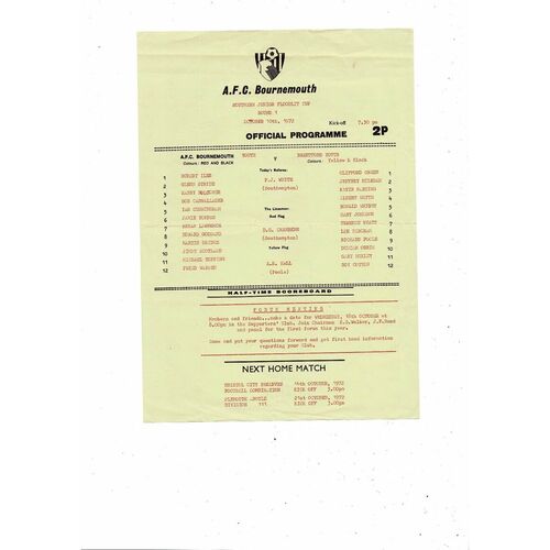 Schools & Youth Football Programmes