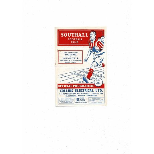 Southall Home Football Programmes