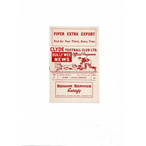 Clyde Football Programmes