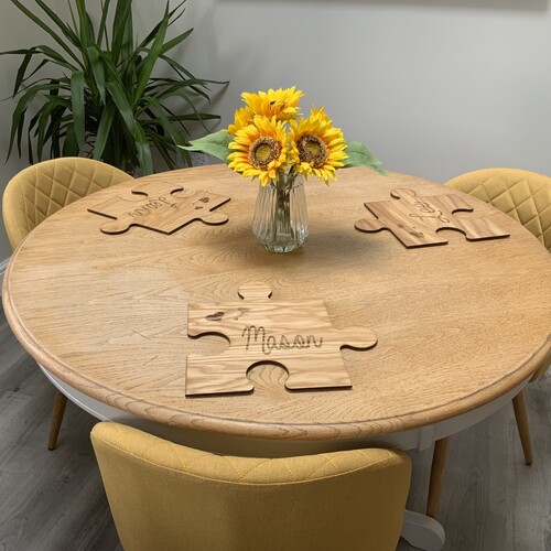 Personalised jigsaw placemats