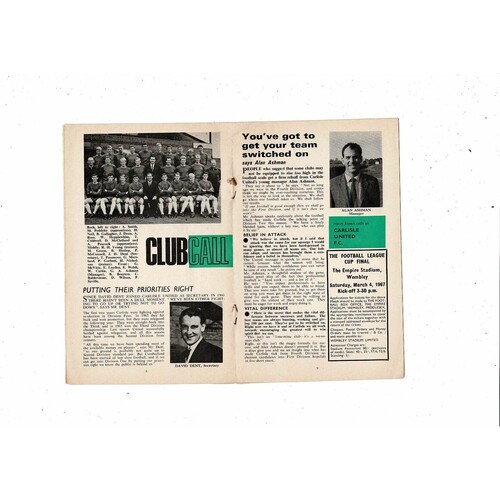 1966/67 Aldershot v Notts County Football Programme + League Review