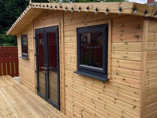 #PVC014 18x10 Apex Summer House